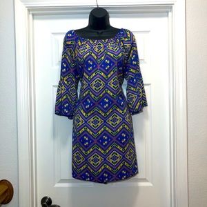 Multi color bright casual women’s dress xl